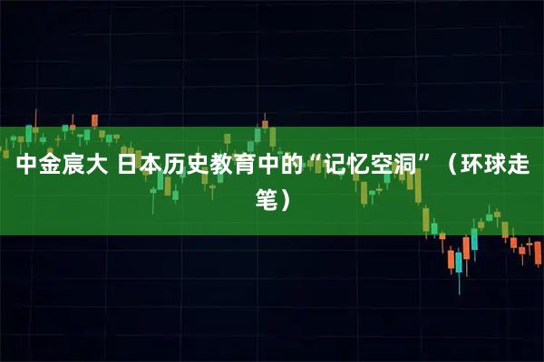 中金宸大 日本历史教育中的“记忆空洞”（环球走笔）