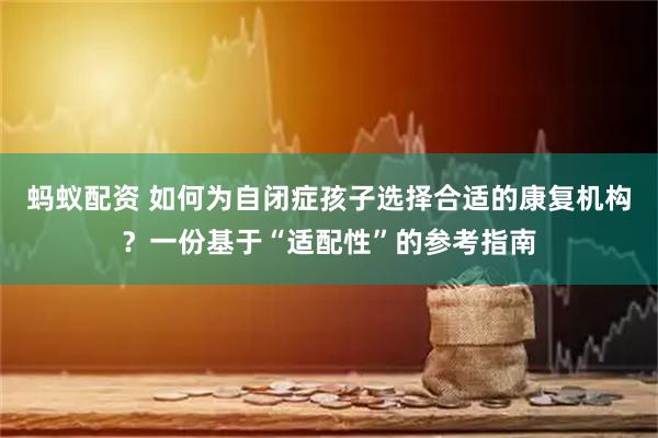 蚂蚁配资 如何为自闭症孩子选择合适的康复机构？一份基于“适配性”的参考指南