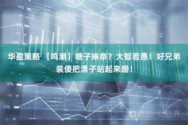 华盈策略 【鸣潮】啥子琳奈？大智若愚！好兄弟装傻把漂子站起来蹬！