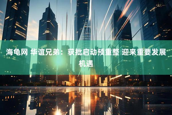 海龟网 华谊兄弟：获批启动预重整 迎来重要发展机遇